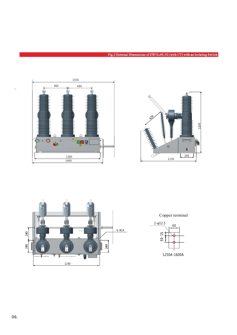 Jn15 Series (12KV, 24KV, 40.5KV) Earthing Switch, Indoor Type